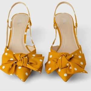 Zara Bow Kitten Heels